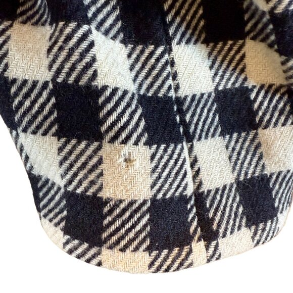 Vintage Escada by Margaretha Ley Checked Wool Jacket- Embellished Blazer - Picture 9 of 11